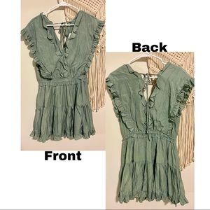 Women’s Sage Green Mini Dress